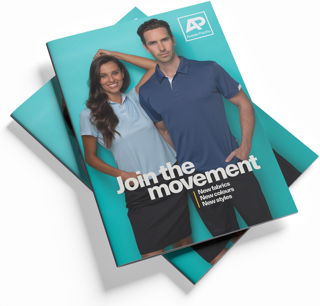Aussie Pacific Catalogue, promotional apparel with custom embroidery Albury Wodonga