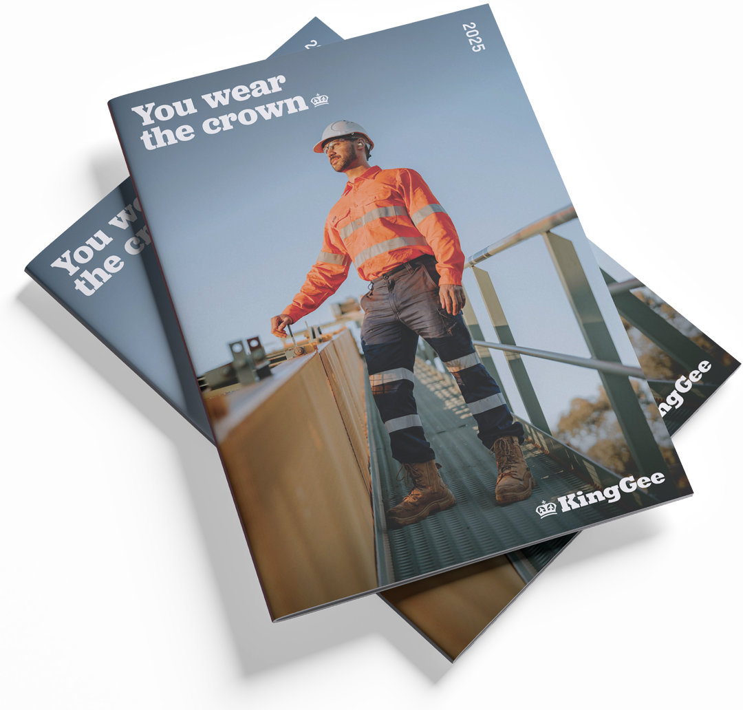 KingGee durable workwear for construction and trade industries, Finer Embroidery, Catalogue, Footwear, Boots