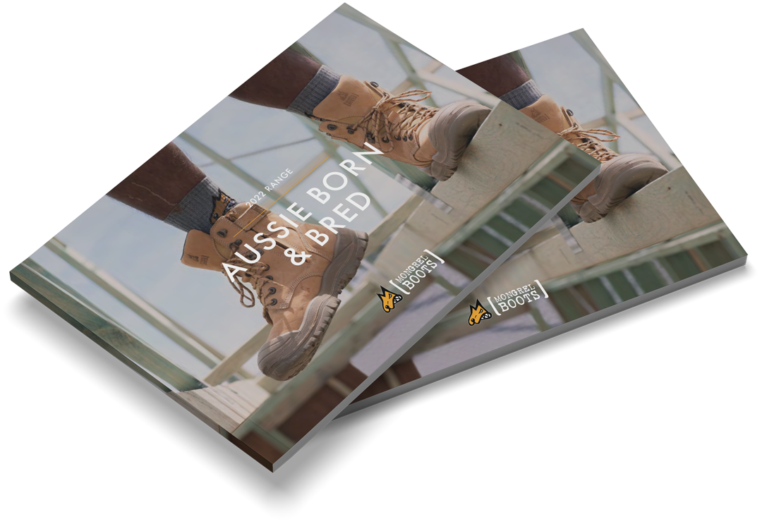 Mongrel Boots workwear safety boots catalogue Australia durable work boots range