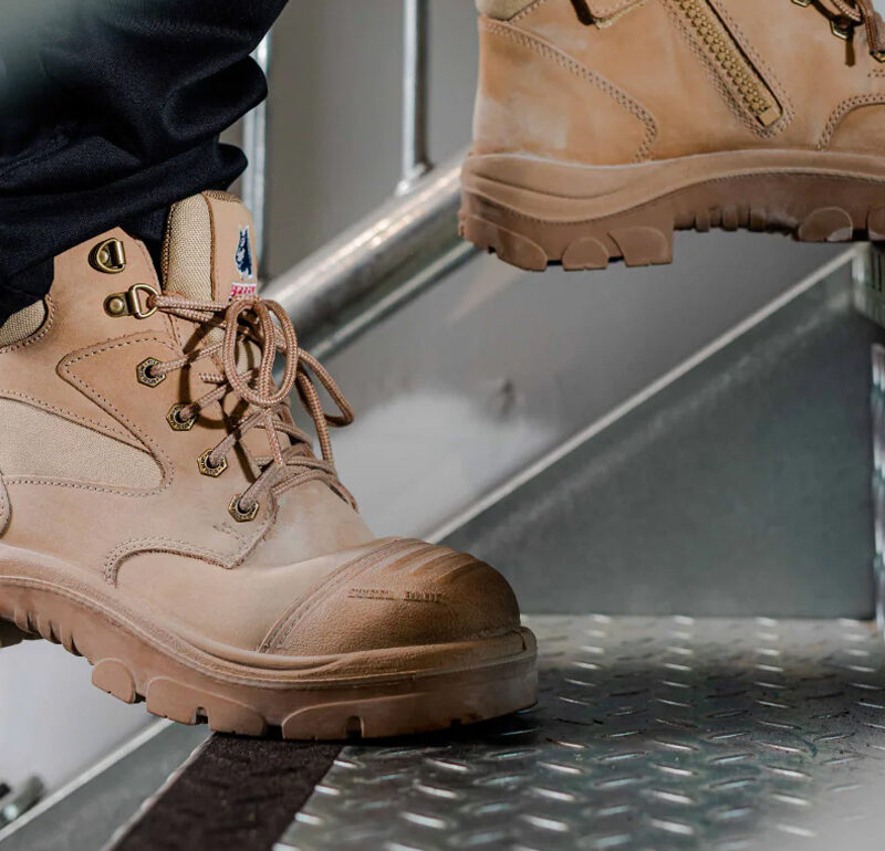 FXD work boots and premium safety footwear for tradies with modern design by Finer Embroidery Albury Wodonga