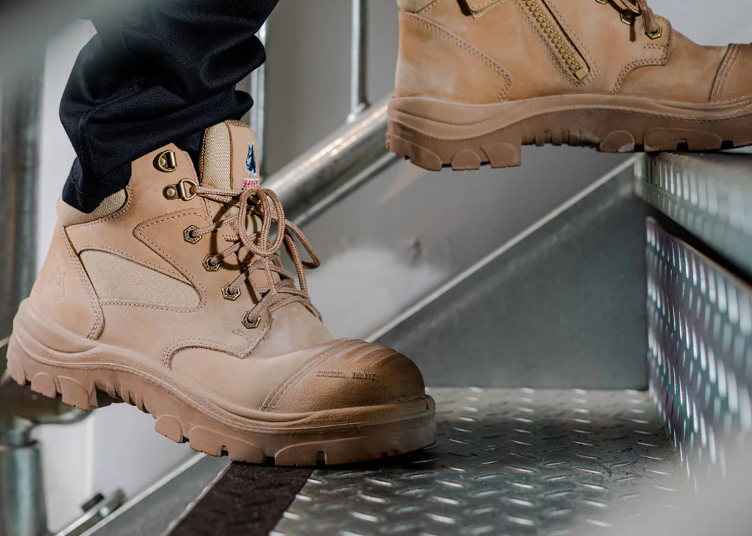 FXD work boots and premium safety footwear for tradies with modern design by Finer Embroidery Albury Wodonga