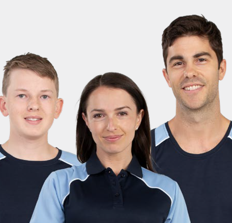 Custom team uniforms for schools and sports teams with embroidery by Finer Embroidery