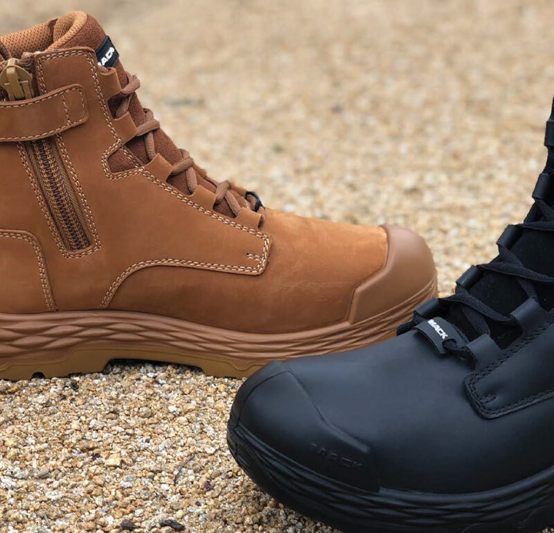 Mack boots and performance safety footwear designed for comfort and durability by Finer Embroidery Albury Wodonga