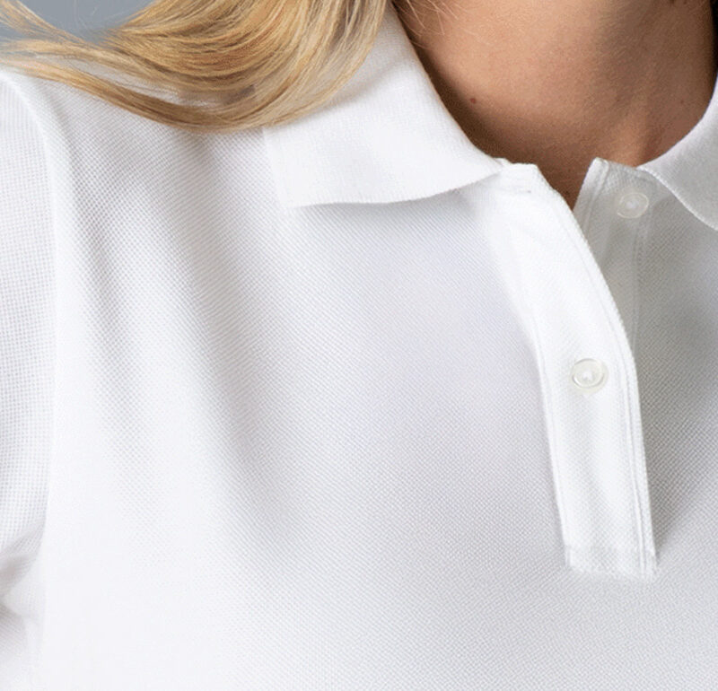 Stencil corporate polos and performance apparel with custom embroidery by Finer Embroidery Albury Wodonga