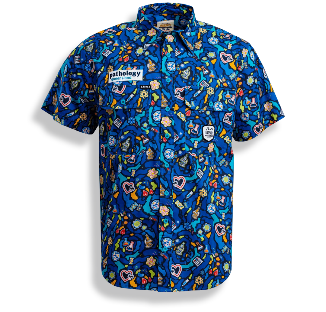 Trademutt Workwear, Scrubs, Finer Embroidery