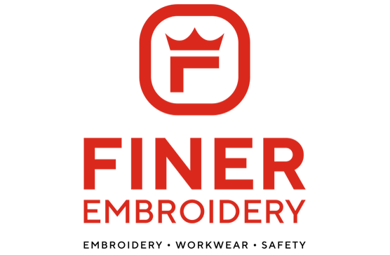 Finer Embroidery Logo Red